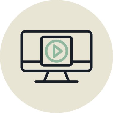 Seo simgesinin vektör illüstrasyonu