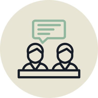 İnsan simgesinin vektör illüstrasyonu