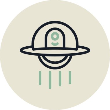 Şapkalı bir adamın vektör çizimi