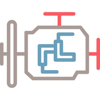 Bir b eksikliği simgesinin vektör çizimi