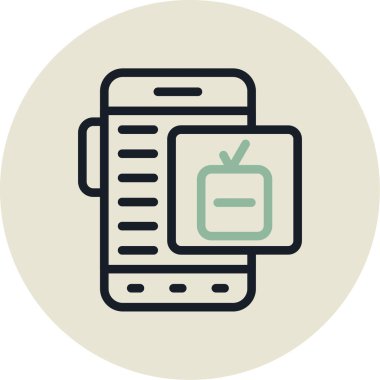 mobil uygulamanın vektör simgesi