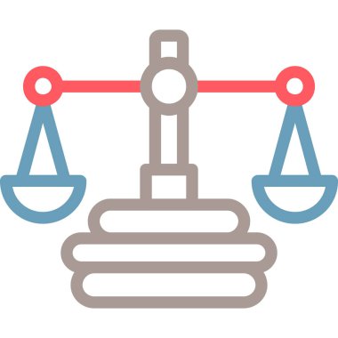 Denge dengesi simgesi - dış hat biçiminde