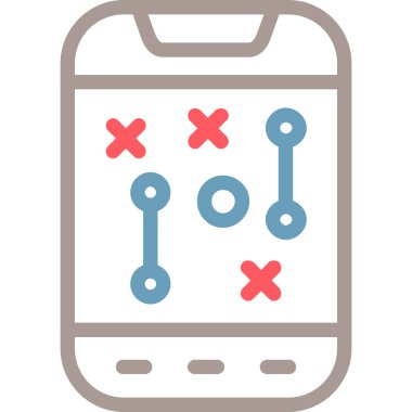 - Telefon. Web simgesi basit illüstrasyon