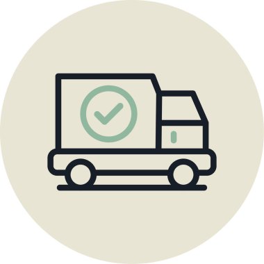 servis simgesi vektör illüstrasyonu