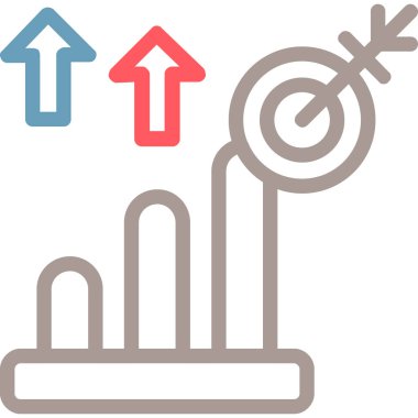 ok simgesi vektör illüstrasyonu