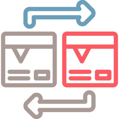 seo modern simgesinin vektör illüstrasyonu