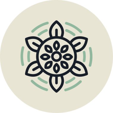 Çiçek arkaplanının vektör çizimi