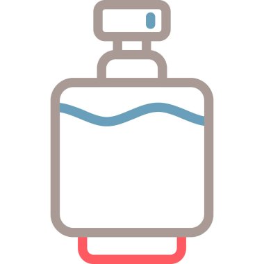 Duş. Web simgesi basit illüstrasyon