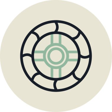 fan simgesi vektör illüstrasyonu