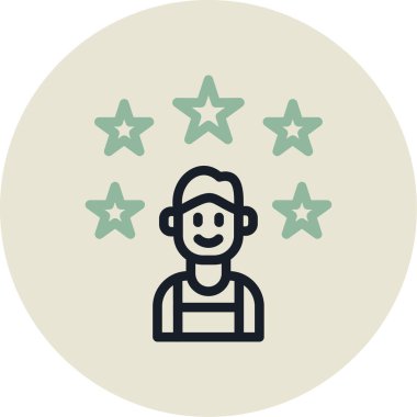 yıldız derecelendirme çizgisi simgesi, düzenlenebilir vuruş, doğrusal simge simgesi