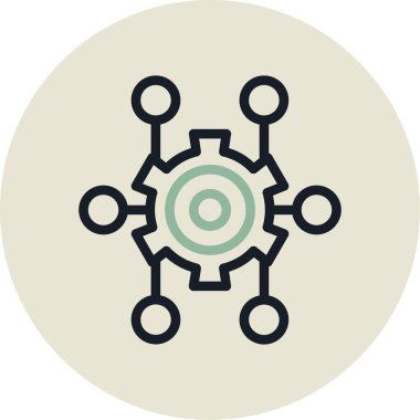 seo modern simgesinin vektör illüstrasyonu