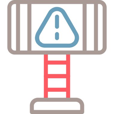 Trafik ışığı. Beyaz arkaplan üzerinde illüstrasyon tasarımı.
