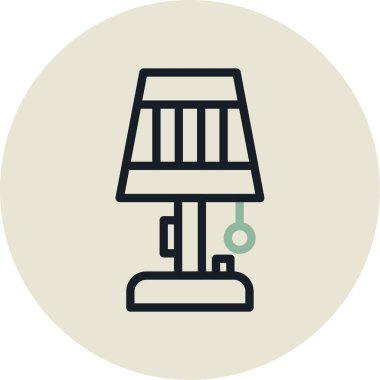 Lamba. Web simgesi basit illüstrasyon