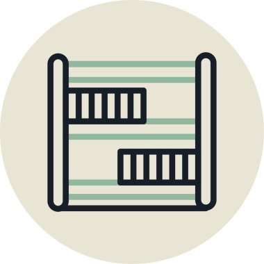 Modern b 'nin vektör illüstrasyonu eksik simgesi