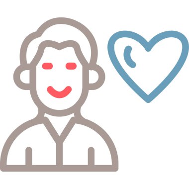 Adam kalp vektör çizim ile