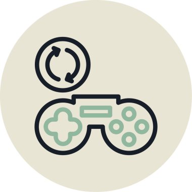 Oyun kontrolörü. Basit tasarım