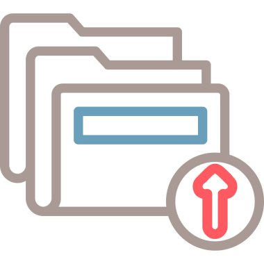 Dosya. Web simgesi basit illüstrasyon