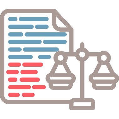 Veri analizi vektör satırı simgesi