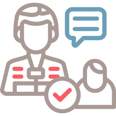 görev simgesi vektör illüstrasyonu