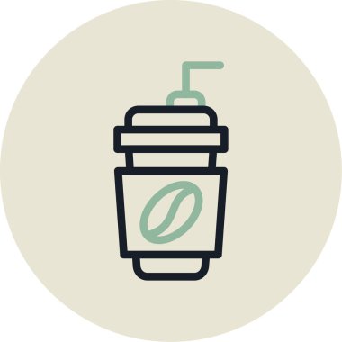 Modern simgenin vektör illüstrasyonu