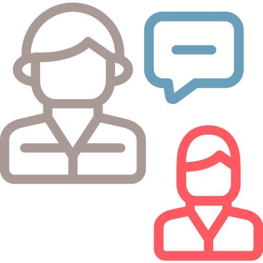 chat web icon simple illustration