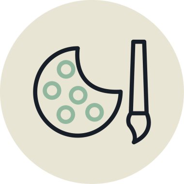 Gıda simgesinin vektör illüstrasyonu