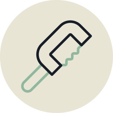 Tornavida. Web simgesi basit illüstrasyon