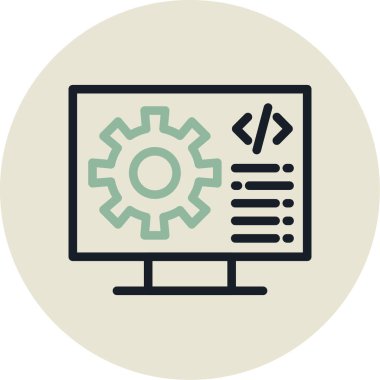 Web simgesi vektör illüstrasyonu