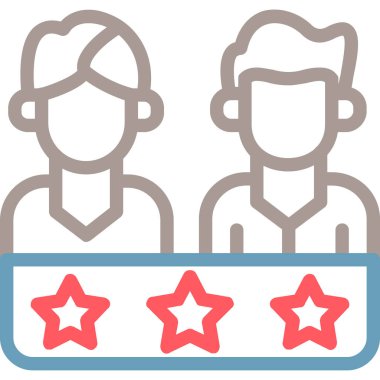 derecelendirme müşteri servisi simgesi