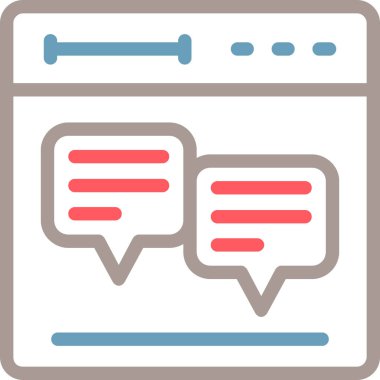 Web simgesi, vektör illüstrasyonu