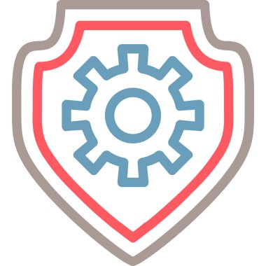 Teçhizat Web simgesi basit illüstrasyon