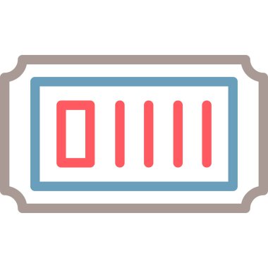 Pil. Web simgesi basit illüstrasyon