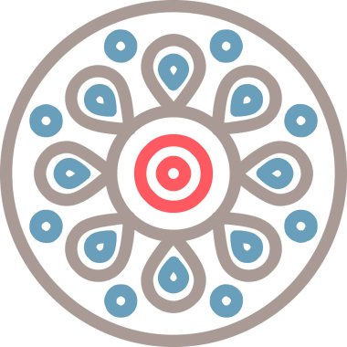 çiçek simgesi vektör illüstrasyonu