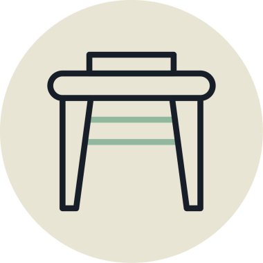 sandalye simgesi çizimi