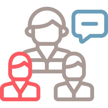 İnsan simgesinin vektör illüstrasyonu