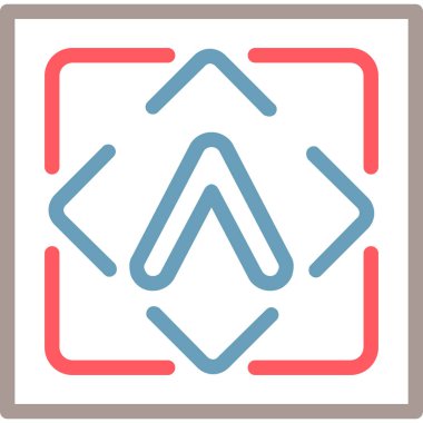 Oklar. Web simgesi basit illüstrasyon