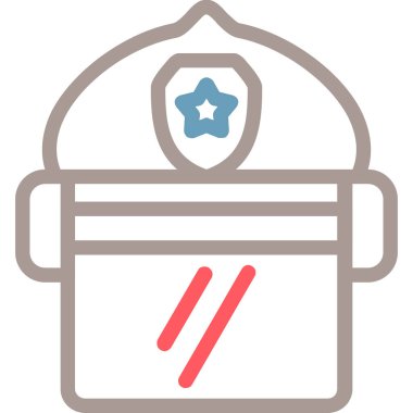 çanta simgesi vektör illüstrasyonu