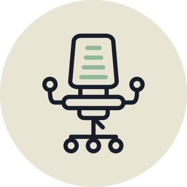 Modern bir simgenin vektör illüstrasyonu