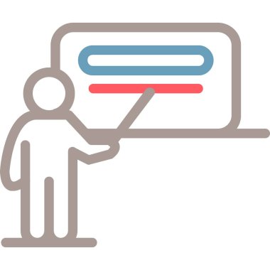 İş ikonu. vektör illüstrasyonu.