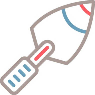 Roket. Web simgesi basit illüstrasyon