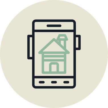 akıllı telefon vektör simgesi