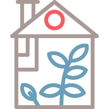 Ev simgesi vektör illüstrasyonu