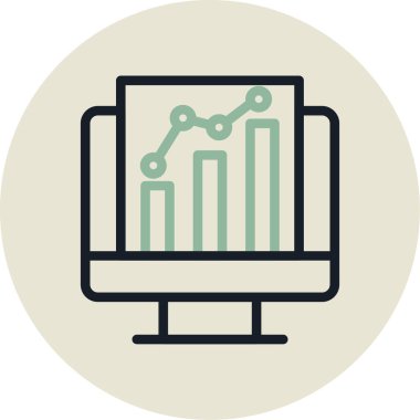 iş simgesi vektör illüstrasyonu