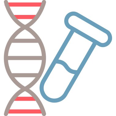 Bilim ve teknoloji renkli vektör simgesi.