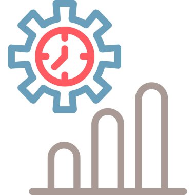 dişli simgesi vektör illüstrasyonu