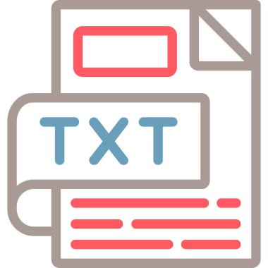 dosya biçimi simgesi, vektör illüstrasyonu