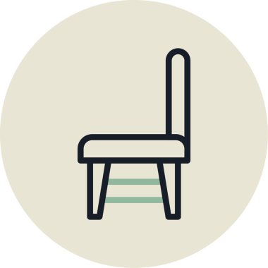 sandalye simgesi çizimi