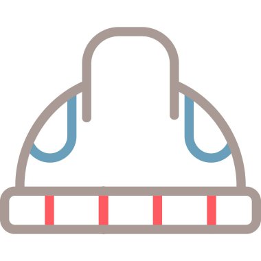 Şapka. Web simgesi basit illüstrasyon