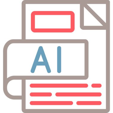 Dosya. Web simgesi basit illüstrasyon