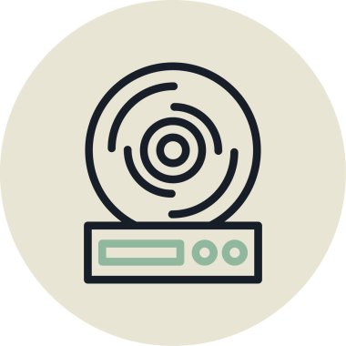 vektör radyo simgesi illüstrasyonu